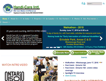 Tablet Screenshot of handicareintl.org